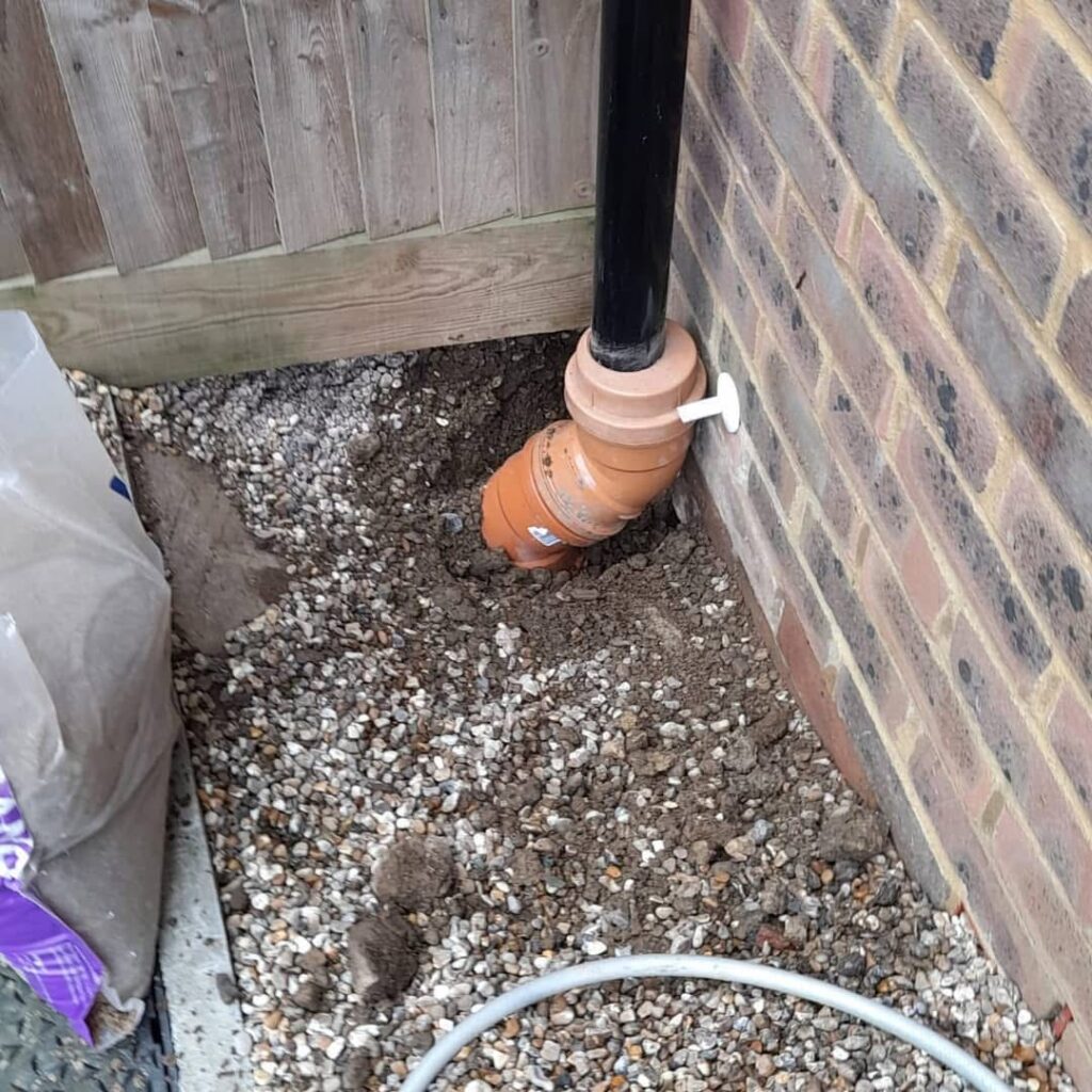 New Drain Fitting Installed – Ashford, Kent